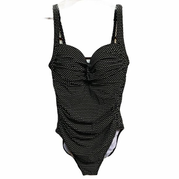bond-eye Australia One Piece Polkadot Pin Up Swimsuit Size D/DD - Picture 1 of 7